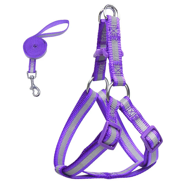 Reflective Pet Harness Set