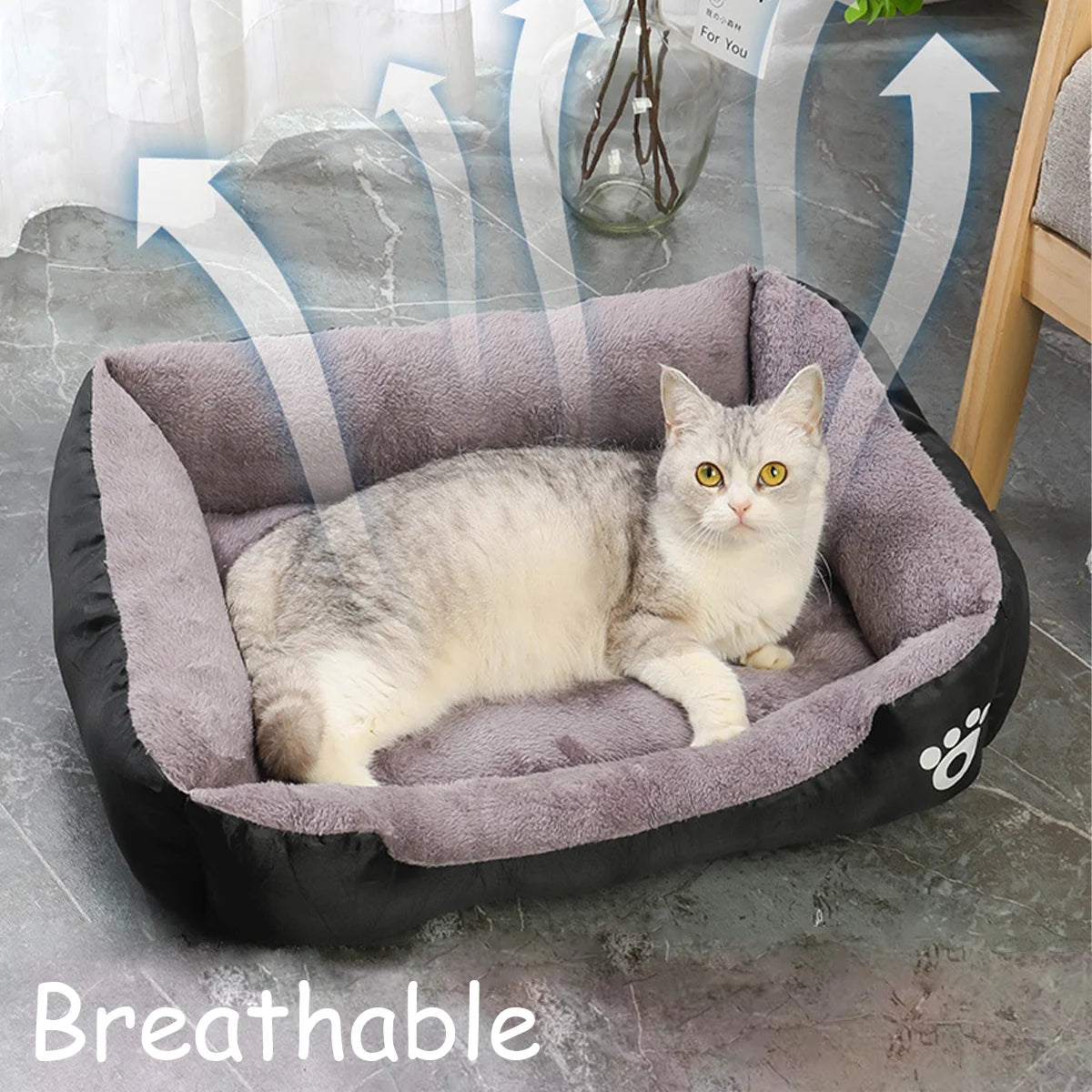 Winter Warm Waterproof Pet Bed