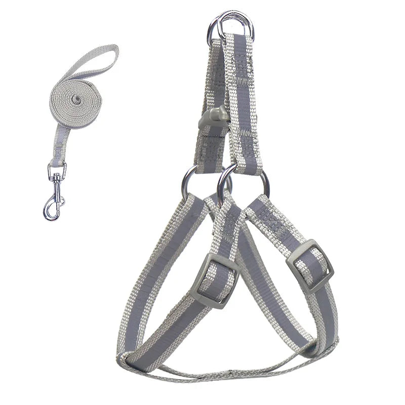 Reflective Pet Harness Set