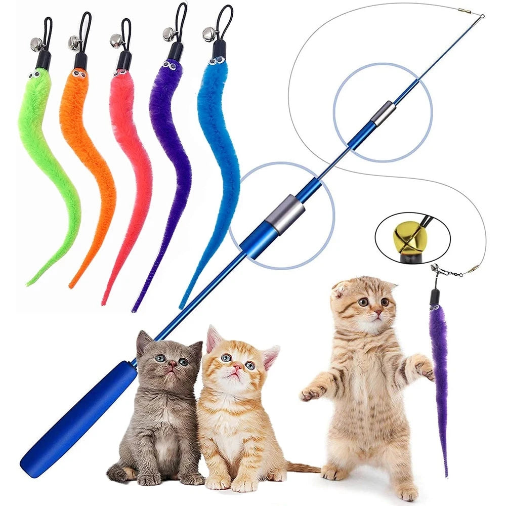 Cat Toy Worm Replacement Heads