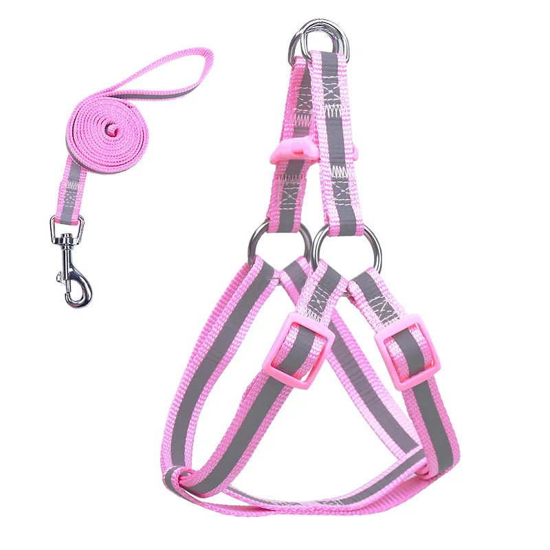 Reflective Pet Harness Set