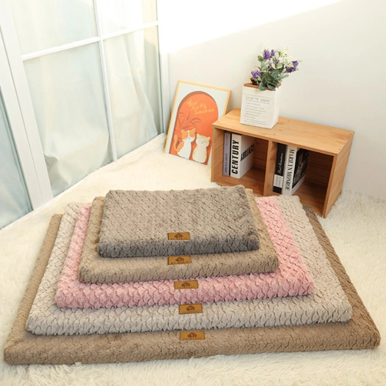 Detachable Neck Guard Dog Bed