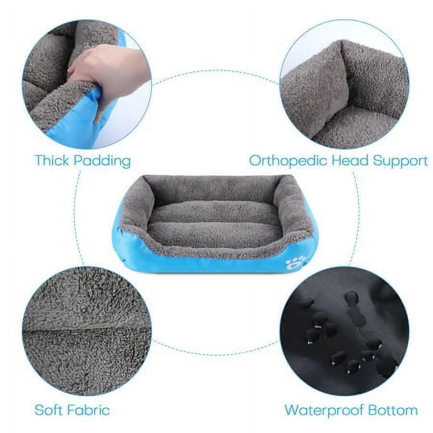 Winter Warm Waterproof Pet Bed