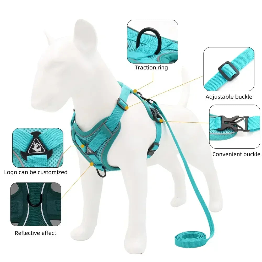 No Pull Dog Harness & Leash Set