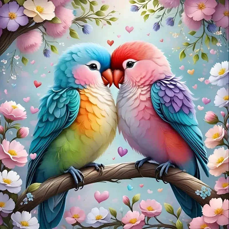 5D Parrot Diamond Painting