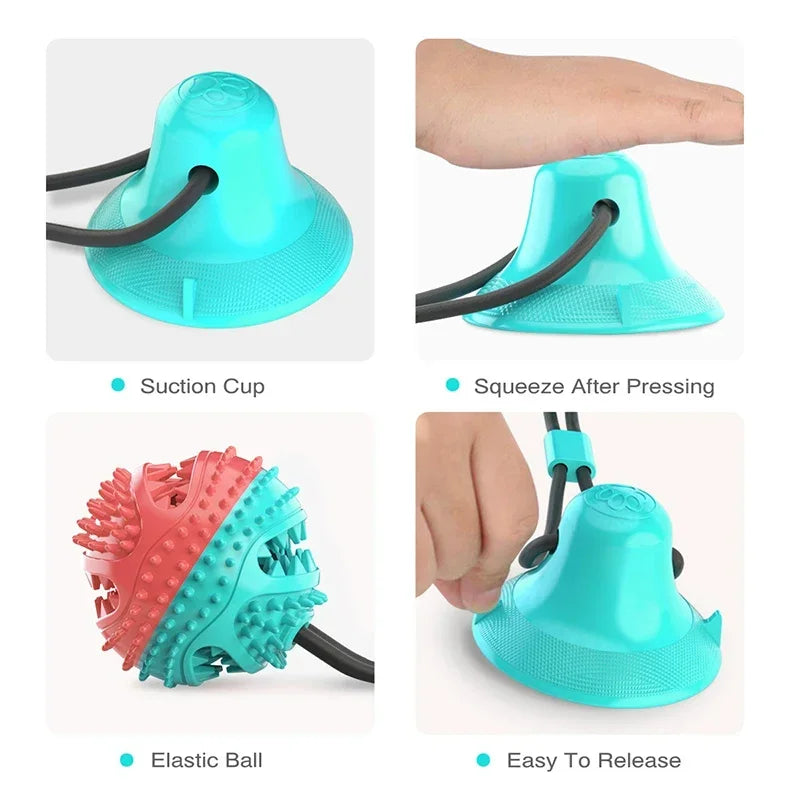 Large Dog Suction Cup Ball Toy