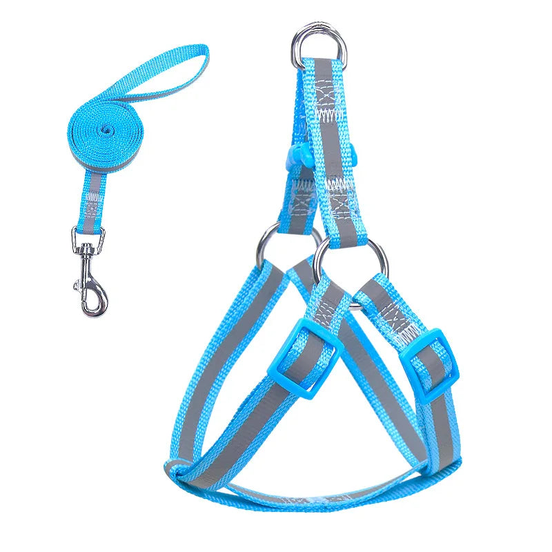 Reflective Pet Harness Set