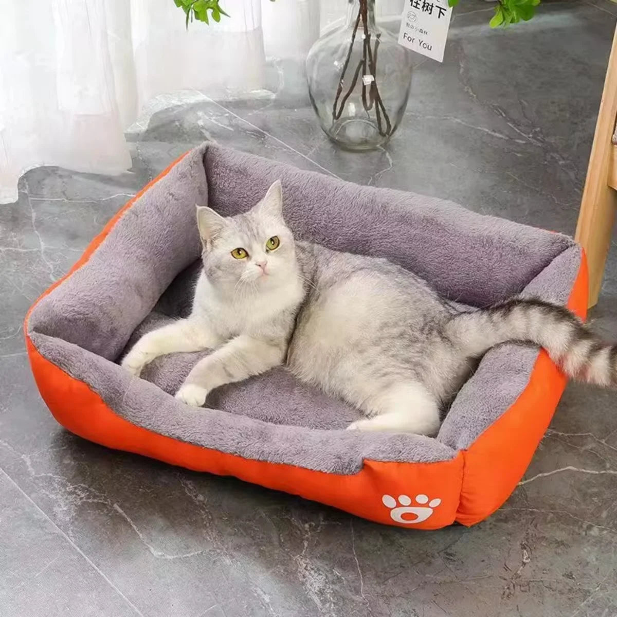 Winter Warm Waterproof Pet Bed