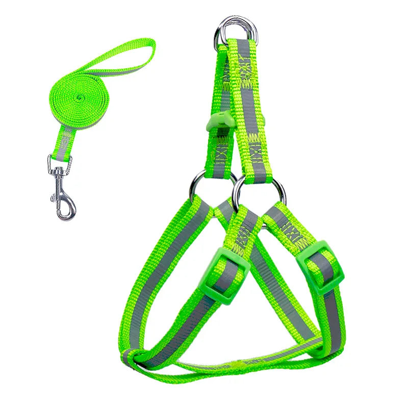 Reflective Pet Harness Set