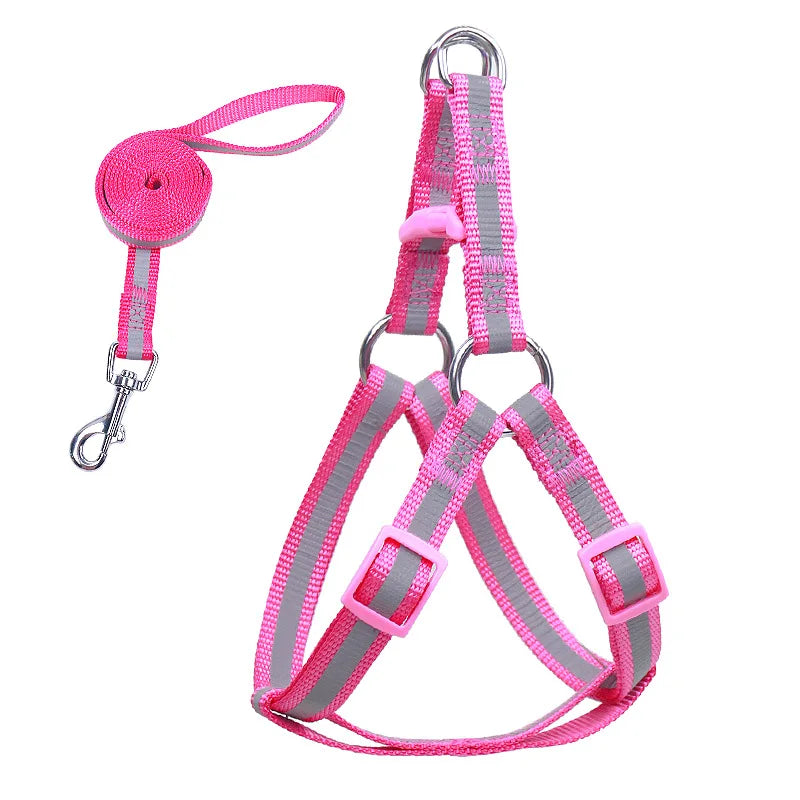 Reflective Pet Harness Set