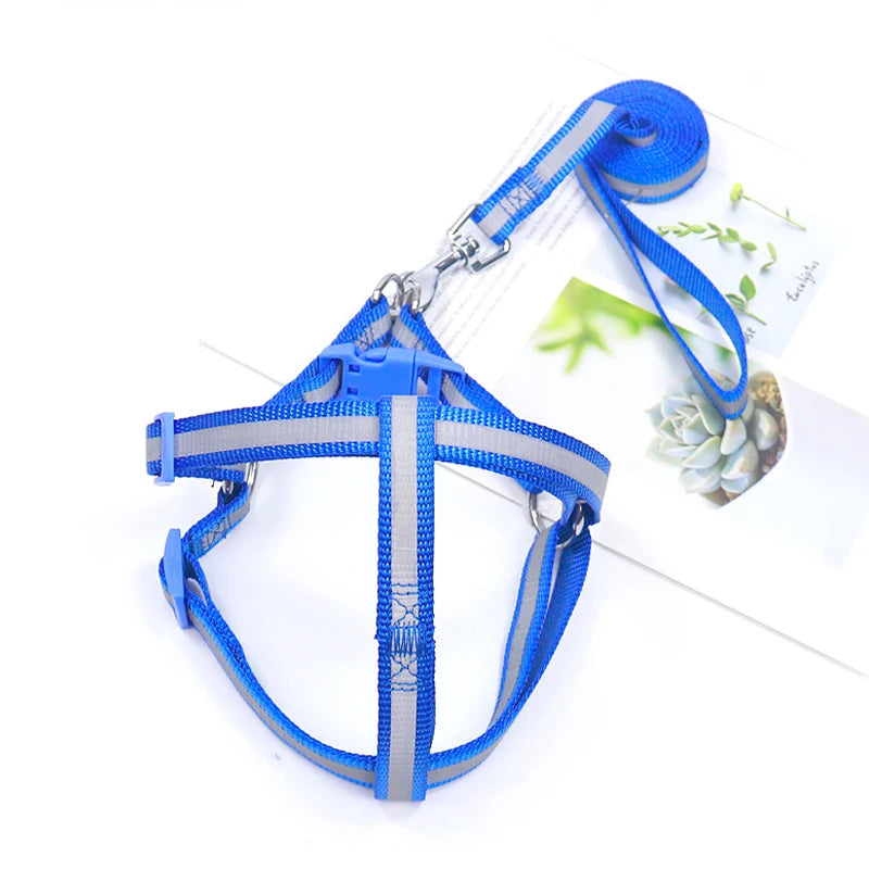 Reflective Pet Harness Set
