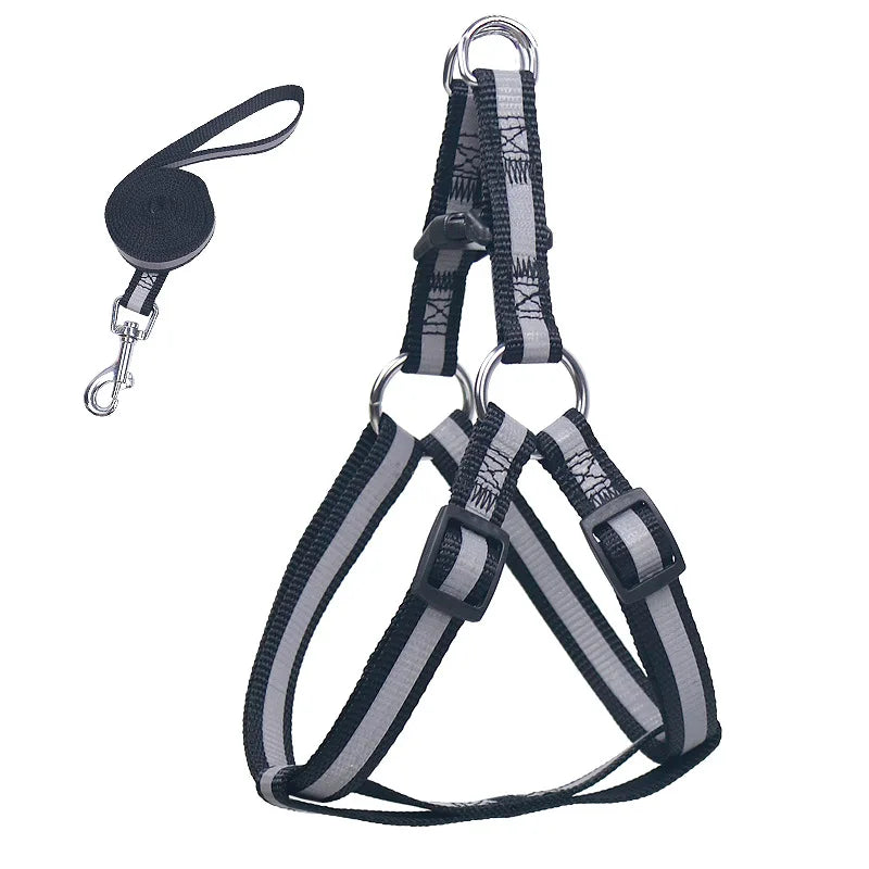 Reflective Pet Harness Set