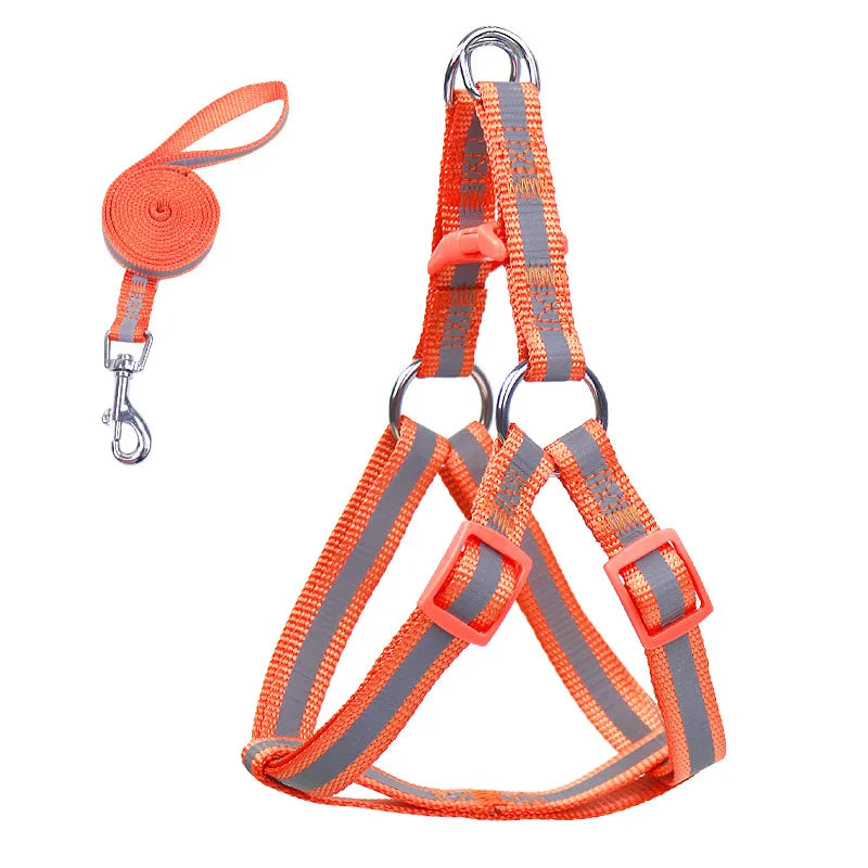 Reflective Pet Harness Set