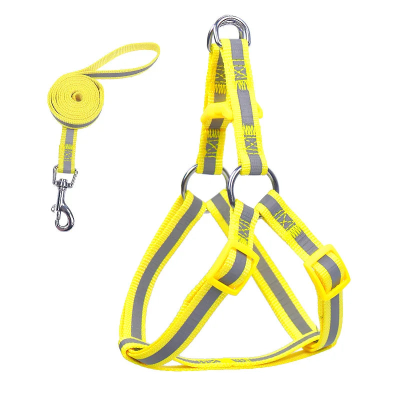 Reflective Pet Harness Set