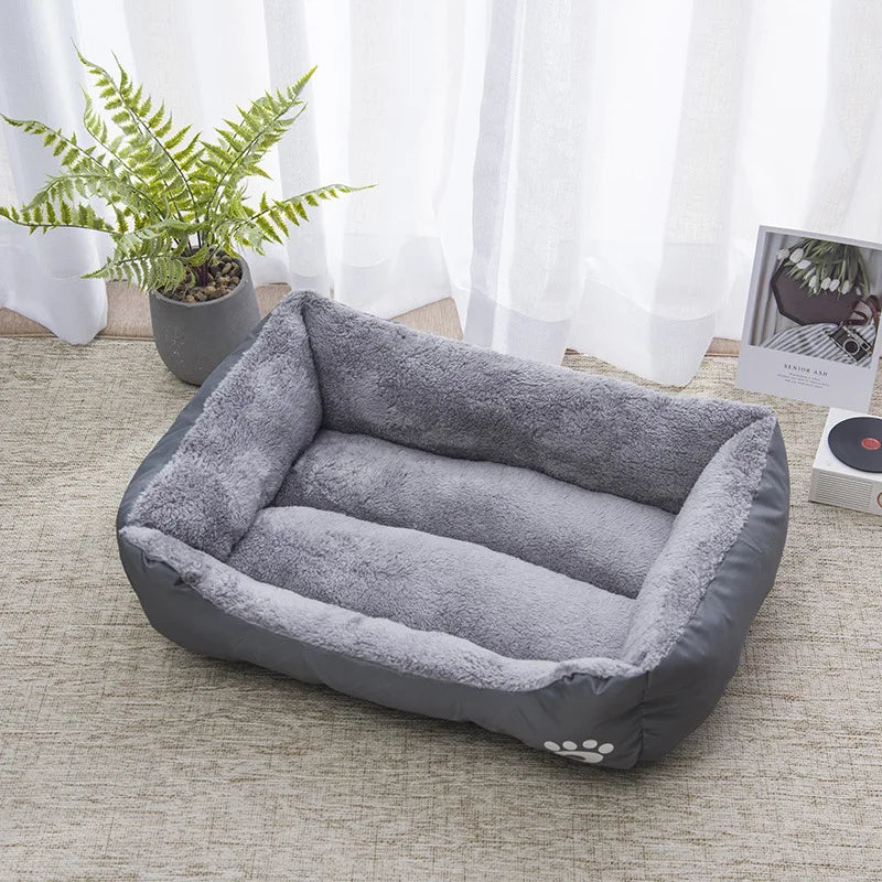 Winter Warm Waterproof Pet Bed