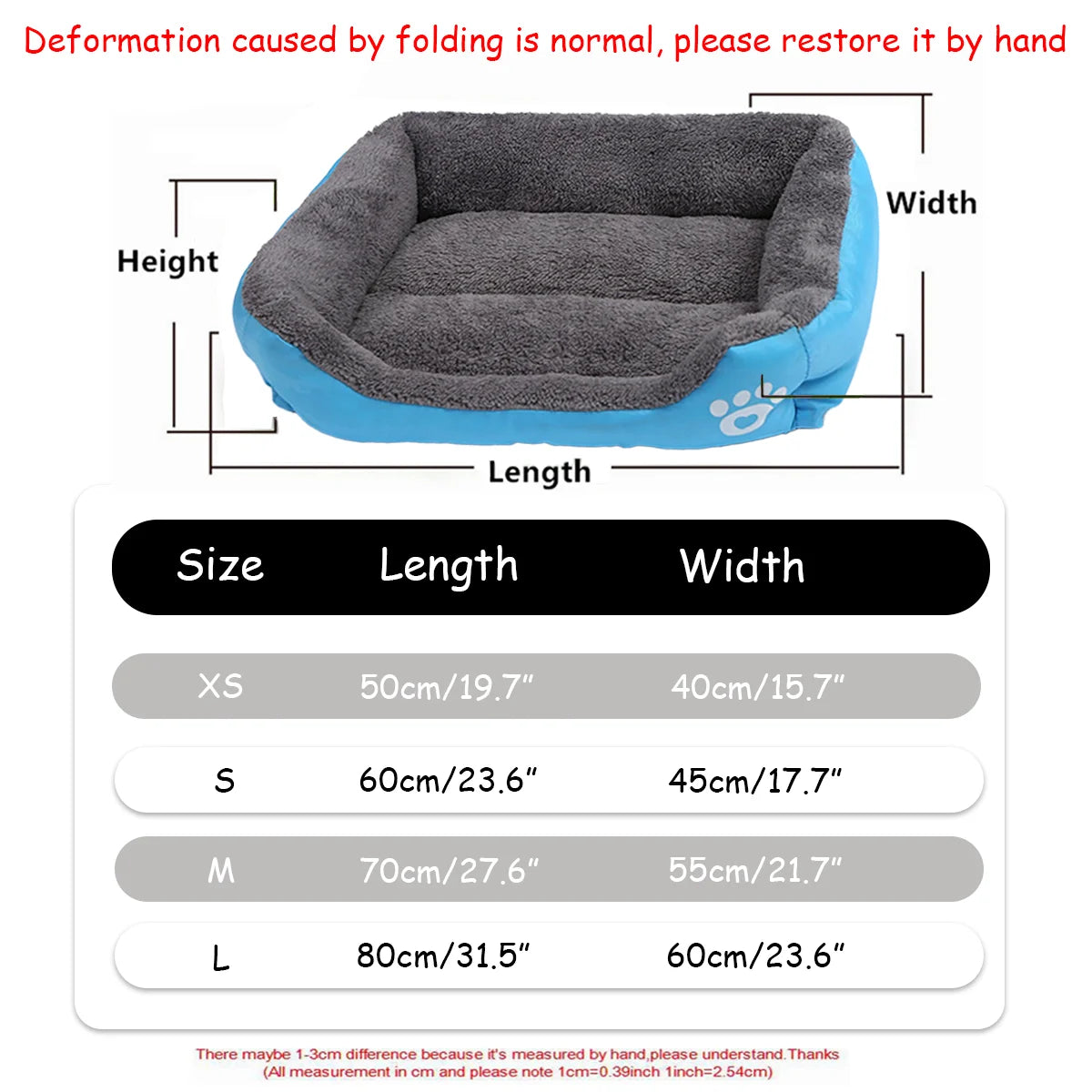 Winter Warm Waterproof Pet Bed
