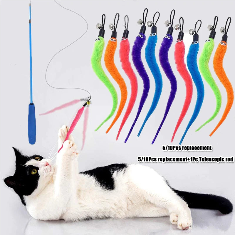 Cat Toy Worm Replacement Heads