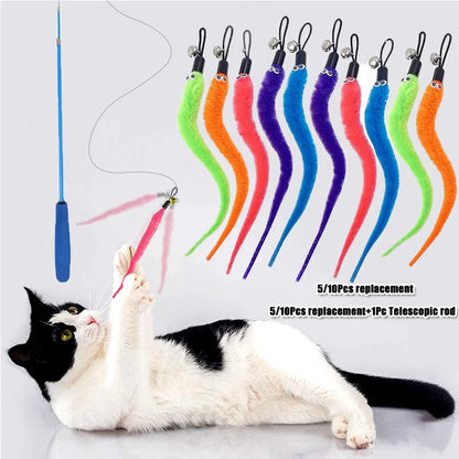 Cat Toy Worm Replacement Heads