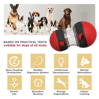 Interactive Dog Toy with Leaky Food Ball